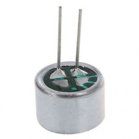 2X (10 db 9,7 mm x 7 mm 2 tűs MIC-kapszula Electret kondenzátor mini telefon L5Q2)