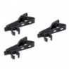 2X (3 db-os mikrofon hajtóka nyakkendő csipesz a Lapel Lavalier Mic R6W3-hoz) C7J5