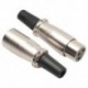 1 pár 3 tűs XLR hím és női MIC kígyó csatlakozó audio-mikrofon kábel csatlakozója Y9M6