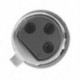 1X (XLR - női 6,3 mm-es JACK LEAD PLUG mikrofoncsatlakozó-kábel adapter J1Z2)