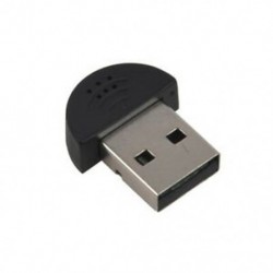 USB csatlakozó Mini Stúdió Beszédmikrofon MIC felvevő audio adapter PC L R9P3-hoz