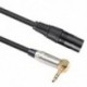 0,3M audiokábelek 90 fokos 3,5Mm-es sztereó Trs hím-Xlr 3Pin-es audio audió Ca J9Y7