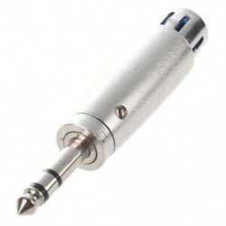 2X (Új XLR - női 6,3 mm-es JACK LEAD PLUG mikrofon mikrofon-javító kábel Adapte A2R8