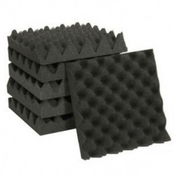 3X (25X25X5CM hangszigetelő hab tojás láda stúdió akusztikus hab hanggal Ins4 W4B5