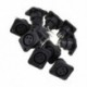 10 db fekete XLR 3 pin-es női aljzathoz rögzítő alváz NYÁK-aljzat csatlakozója X2D5