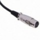 Új XLR 3 tűs hüvely nő derékszögből 1/8 XLR3F derékszögű 3,5 mm-es TRS a G0Q1-hez