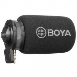 BOYA By-A7H Mic 3,5 mm Jack telefon mikrofon digitális sztereo kondenzátor mobil B7I1