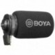2X (BOYA By-A7H Mic 3,5 mm Jack telefon mikrofon digitális sztereo kondenzátor mob S6P8
