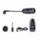 2X (2,4 G vezeték nélküli nyakkendő mikrofon Lavalier Lapel MIC mobiltelefon vezeték R4B3