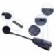 2X (2,4 G vezeték nélküli nyakkendő mikrofon Lavalier Lapel MIC mobiltelefon vezeték R4B3