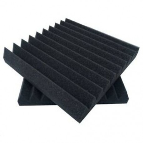 6X (6 Pack 30 X 30 X 5 cm akusztikus hanghab stúdió panelek 10 éles ék Z1C5