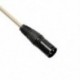 6X (10M-os mikrofon audiocsatlakozó, 5-pólusú XLR, hím és női, mikrofon mikrofon Au M3C8