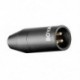 5X (BOYA által 35C-Xlr 3,5 mm (Trs) Mini-Jack női mikrofon adapter 3-pólusú L7P1