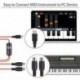 8X (5 tűs Midi USB-bemeneti kábel-adapter átalakító Windows Mac Ios Lap S2W5 esetén)
