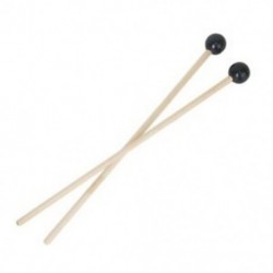 2 x keményfa Glockenspiel-kalapácsok L6V1 gumifejjel
