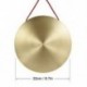 2x (22 cm-es kézi gong sárgaréz rézkápolna-opera ütőhangszerek kerek játékkal Hamm H6Q2