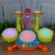 Baby Musical Drum Toy Kids Jazz Drum Kit elektronikus ütőhangszeres Musical Inst B8E1
