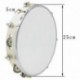 4X (10 a Tambourine Capoeira bőrdobban) Tamburin Samba Brasil fa TaT7L4