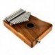 2X (Kalimba 17 Keys Thumb Piano beépített EVA nagy teljesítményű védő bo G7T5)