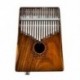 2X (Kalimba 17 Keys Thumb Piano beépített EVA nagy teljesítményű védő bo G7T5)