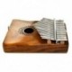 4X (Kalimba 17 Keys Thumb Piano beépített EVA nagyteljesítményű védő boR7Z3