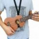 2X (1 db állítható ukulele heveder gitár mandolin hangszerhorog fekete Gui H9Z4