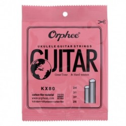 5X (Orphee Nylon szénszálas ukulele húrok Hawaii Guitar 4 húrok az Egyesült Királyságba H2E9