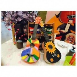 3X (Irin 23 hüvelykes Ukulele Basswood Diy Kit koncert Hawaii gitár kézművesW5N1