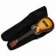 1X (23 hüvelykes kompakt Ukelele Ukulele hawaii vörös naplemente fény lucfenyő rózsafa W9F7