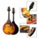 IRIN 8-húros elektromos mandolin A stílusú rózsafa fingerboard állítható Str D7W8