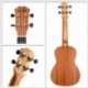 5X (Ukulele Uke 4 nejlon húrok Sapele rózsafa gitár delfin mintázat Unive V6I5