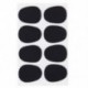 8db Alto / Tenor szaxofon szaxofon-kesztyű javítások Pad párnák fekete --- 0,3 mm B5H4
