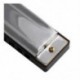 1X (Blues Harmonica 10 lyukú kulcs a C hangszer rozsdamentes acélból, W7A3