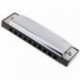 5X (10 lyukú Blues Harmonica hangszer rozsdamentes acélból készült szájszerv Z8S3