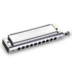 Swan Chromatic Harmonica 10 lyukú, 40 hangszínű DO C billentyűzene a Mouth W5V6-ban