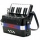 17 kulcsos 8 basszus mini harmonika zenei játék gyerekeknek M3S9