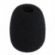 1X (20 db mikrofonos fülhallgató mikrofon borító szélvédő fekete H3O9)