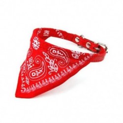 1X (állítható kedvtelésből tartott kutya macska bandana sál gallér kis méretű piros T2L2)
