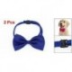 2 db állítható kutyus kutya kölyökkutya poliészter gallér Bowtie csokornyakkendő Royal Blu J3L5