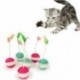 Kisállat macska cica játék Gördülő szizál Kaparós labda Vicces macska cica Play Doll J8N5