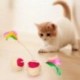 Kisállat macska cica játék Gördülő szizál Kaparós labda Vicces macska cica Play Doll J8N5