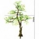 1X (Műanyag Bonsai zöld fa akvárium dísz haltartály víz alatti dekoráció O W9Z8