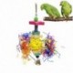 Táplálócsillagos játék papagáj ketrec ketrecek aprító Cockatiel Conure African K6Q5