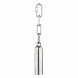 1X (rozsdamentes acél harangjáték madaraknak, nagy teherbírású madárketrec játékok a papagájokhoz O3C9