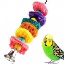 2X (papagáj-játékok mászó rágó játék függő Cockatiel papagáj mászó rágó ketrec P8Z6