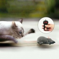 Vezeték nélküli távirányító RC Elektronikus Patkány egér egerek macskakutya Vicces S1H9