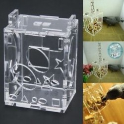 Egyedülálló papagáj madár ketrec takarmány lógó tápláló játékok kedvtelésből tartott vadászat ara papagáj T6H7