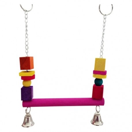 2X (a papagáj papagájok üvegezik a fahídot a C2R8 F4D4 harang ketrec kiegészítőivel