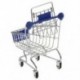 3X (Vicces papagáj játék madár Szupermarket Shopping Intelligence kosár kosár G3W1)
