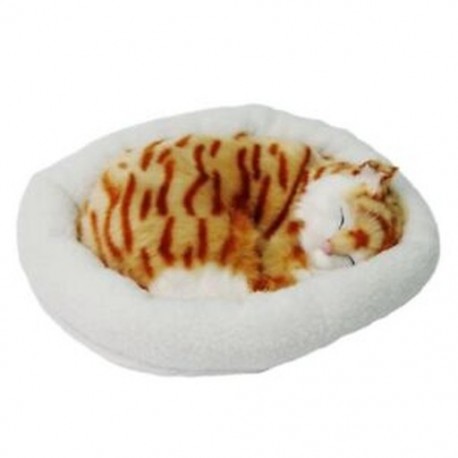 Emuláció, alvás, lélegző macskajáték, gyapjúággyal, ahogy a C8J4-ben is látható